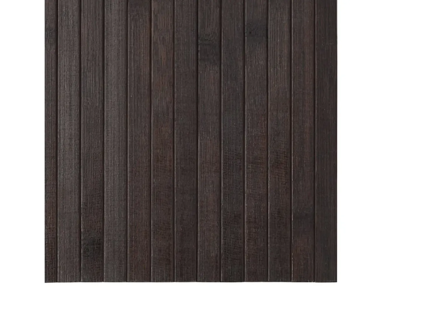 Wakil Alfombra rectangular bambú marrón oscuro 100x200 cm