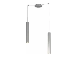Xena Sospensione 2 Luci Spostabile Alluminio Con Cavo Cm.250