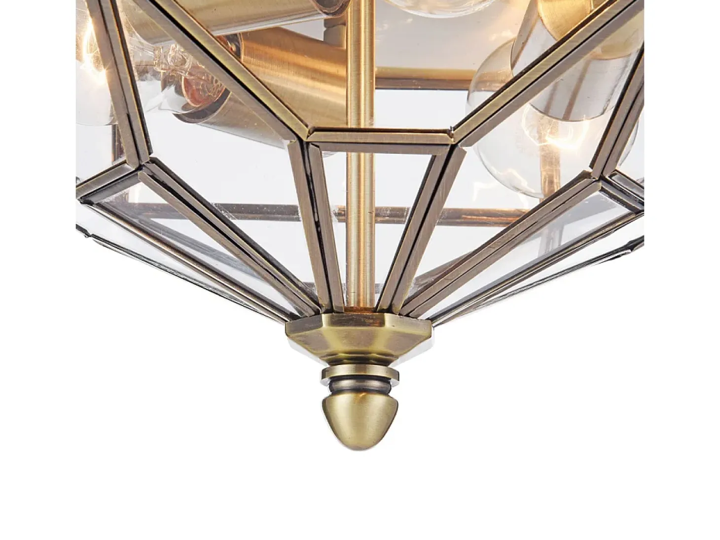 Zeil Plafón de Empotrar Bronce, 3 Luces IP43, E27